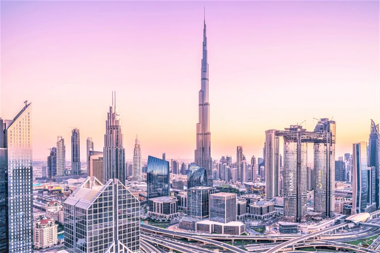 Best Places to Visit in Dubai. Skyscrapers. Tallest Building in the World. Burj Khalifa. Skyline United Arab Emirates, UAE. The World Travel Diary TWTD