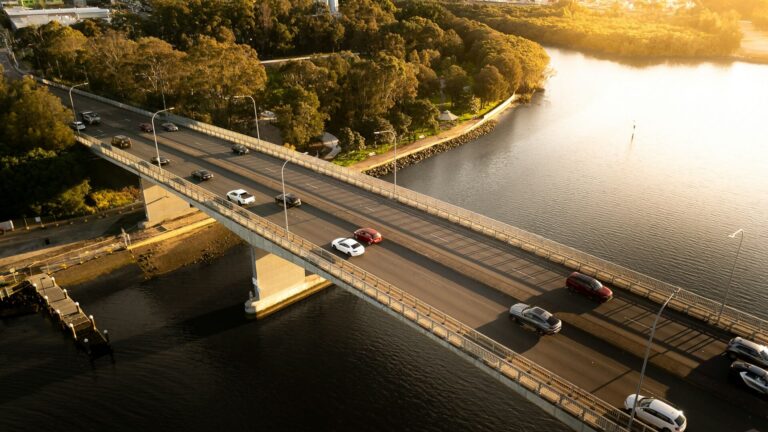 Driving on Australian Highway as a family