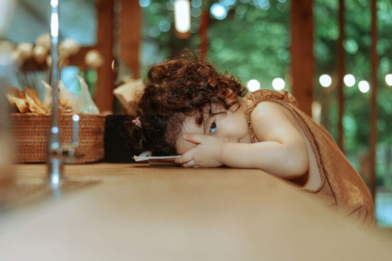 Jetlagged toddler