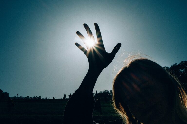 Solar UV rays in Australia on skin